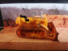 Garage 87 87907 Loader Dozer Fiat-Allis AD-9 Dirty Scale H0 1/87