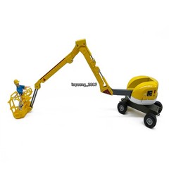 Aerial Work Platform Truck Model Toy Metal Diecast Construction Equipment Yellow