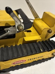Vintage 1960s Tonka Trencher Backhoe Loader Pressed Steel