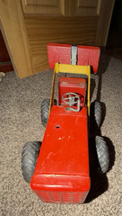 Rare Vintage Nylint Hough Payloader Tractor Shovel toy Origin Paint 1950s