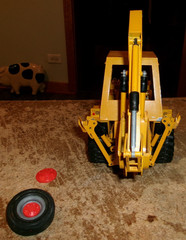 1/16 vintage gescha case 580B CK loader/backhoe see description good used