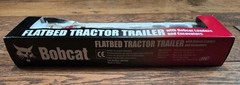 Bobcat 1:50 Scale Die-Cast Flatbed Tractor Trailer w/Loaders & Excavators READ