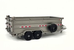 PJ Trailers DM Dump Trailer – Silver – Weiss Bros 1:50 Scale Model #035-1404 New
