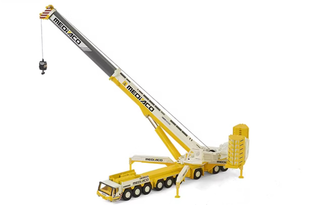 1:87 WSI LIEBHERR LTM1750-9.1 MEDIACO Crane Construction Machine Diecast Model
