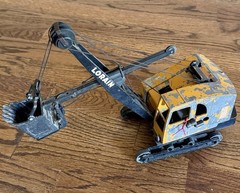 1950s REUHL LORAIN THEW OHIO DIE DETAILED CAST METAL TRENCHER CRANE TOY PROJECT