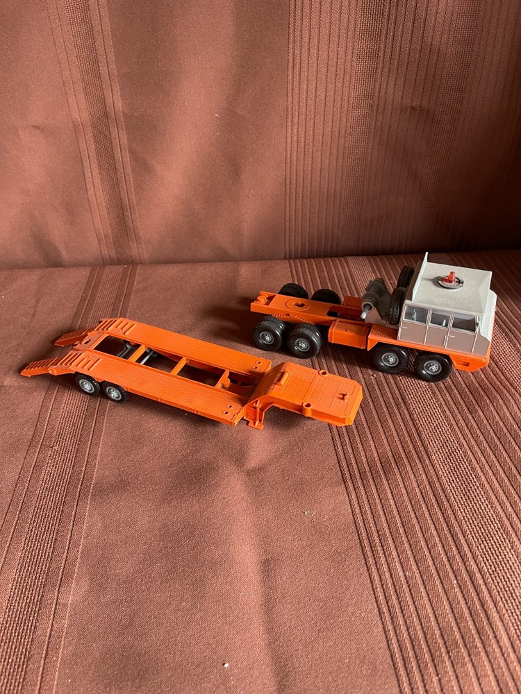 Solido Barliet Convoy Tank Transporter Construction Orange