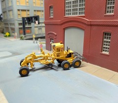 1/87 HO Scale Custom Built 1960s Era Galion Grader, 3D Printed, Resin Model