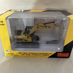 NORSCOT 55282 CAT 323D L HYDRAULIC EXCAVATOR W/CAT H120E HAMMER 1:50 55282 box1