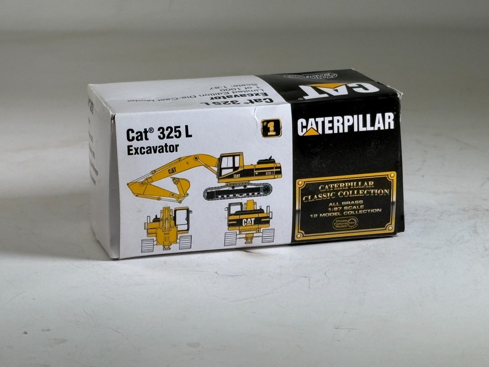 Classic Construction Models CCM Caterpillar Cat 325 Excavator Brass 1/87