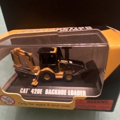 Norscot Construction Minis CAT 420E Backhoe Loader 1:64 Diecast Metal 55423