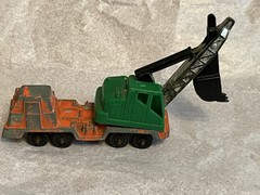 VTG 1960’s TOOTSIETOY 8 WHEEL DIE CASTE 1:64 STEAM SHOVEL TRUCK LITTLE TOUGHS
