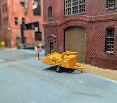 1/87 HO Scale Custom Built Vermeer Brush Chipper. 3D Printed Resin Model