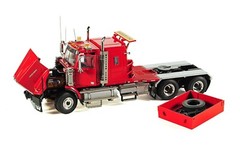 WSI 34-2003 Western Star 4964SX-1 Heavy Tractor w/Ballast Box – Red 1/50 MIB
