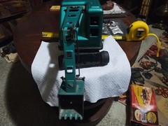 Vintage LUMAR CONTRACTORS MARX Power Shovel Crane Excavator Pressed Steel