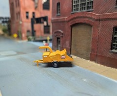 1/87 HO Scale Custom Built Vermeer Brush Chipper. 3D Printed Resin Model