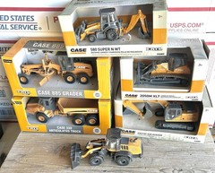 ERTL 1/50 Scale 6 Piece Lot of Case Construction Equipment -Great Mixed Variety!