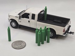 1/50 Scale Welding Gas Tanks in Green*8 Pack*