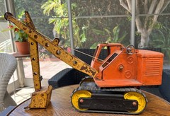 T-17 Vintage 60’s Pressed Steel Nylint Big Dig Power Digger Vehicle ￼