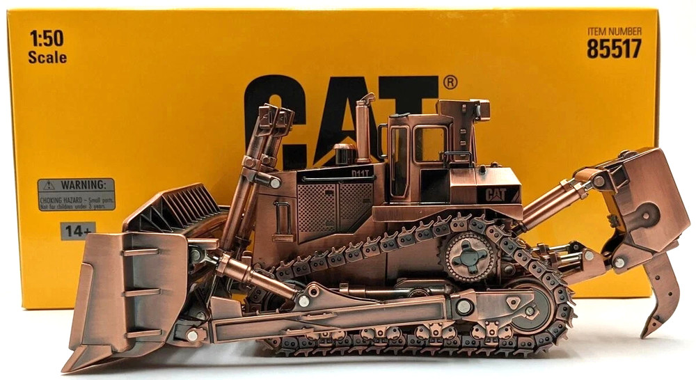 DIECAST MASTERS 1:50 CAT CATERPILLAR D11T TRACK TYPE TRACTOR DOZER COPPER 85517