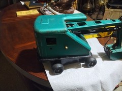 Vintage LUMAR CONTRACTORS MARX Power Shovel Crane Excavator Pressed Steel