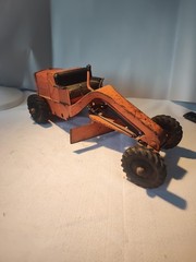 vintage toy road grader Pressed Steel Parts Or Retore