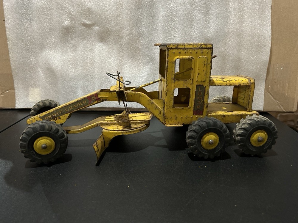 Marx Lumar Power Grader 1950s Pressed Steel Vintage Toy