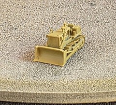 One 1/160 N scale Caterpillar D8 bulldozer, yellow! EXCLUSIVE!