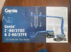 Genie Diecast Z60/37FE Boom, Limited Edition, Collector 1:32 Scale Model.