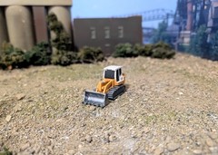 1/87 HO Scale Custom Built Liebherr 626 Track Loader. 3D Printed, Resin Model