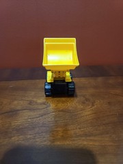 Loader Construction Vehicle Toy Yellow & Black Plastic Front Loader Model