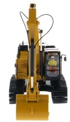 DIECAST MASTERS,CATERPILLAR 349F L XE excavator with driver and metal box, 1/…