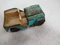 VINTAGE 1960’s TONKA JEEP PRESSED STEEL AQUA BLUE Old Rare 1960s truck