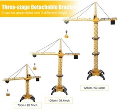 RC Tower Crane Toy Construction Vehicle Toy Set 1:32 Engineering Toy For Boys