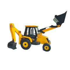 WOODEN JCB BRUDER – JCB 4CX BACKHOE LOADER HANDMADE FREE SHIPPING