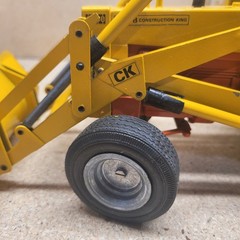 VTG Case 580B Construction King «Red Belly» Backhoe 1/16 – Gescha – W. Germany
