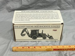 John Deere 310D BACKHOE Loader Tractor Pewter Spec-Cast NIB nice!