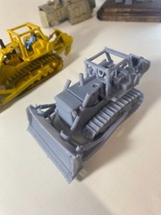 Komatsu D355A bulldozer Killdozer model kit 3d printed