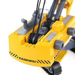 1:87 Scale Excavator Crane Diecast Toy – Metal Construction Vehicle Model