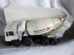 NIB Conrad 6165 Man DYKERHOFF TRANSPORTATION 4 Axle Cement Mixer 1:50 Orig Box