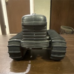 Hubley Cast Iron Dozer Gray Vintage Construction Toy Vehicle