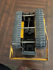 70s Tonka T-6 Vintage tracker Dozer with blade lift control. Pressed steel