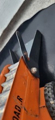 Vintage STRUCTO Orange Sand Loader – Pressed Steel Toy & NICE!