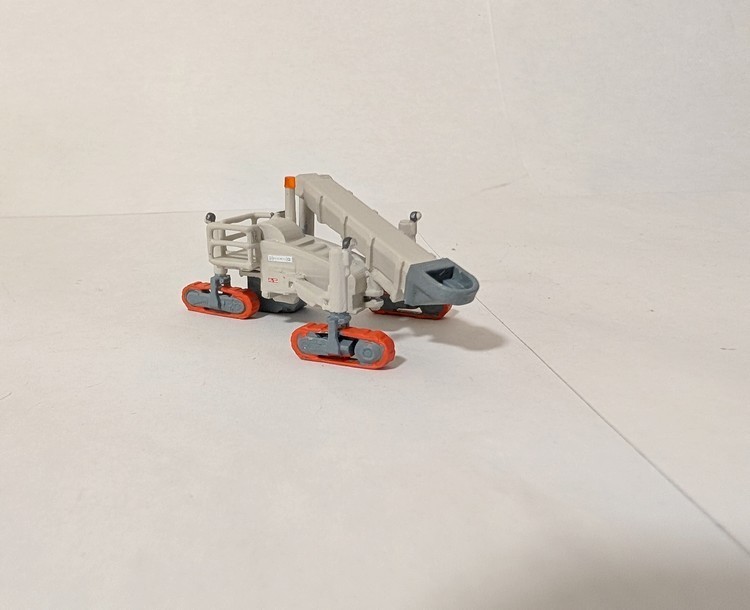 1/87 HO Scale Custom Built Wirtgen Offset Slipform Concrete Paving Machine