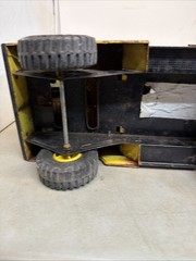 Vintage 1960s NY-LINT Toy Truck Michigan Equipment Crane Metal Pressed Steel