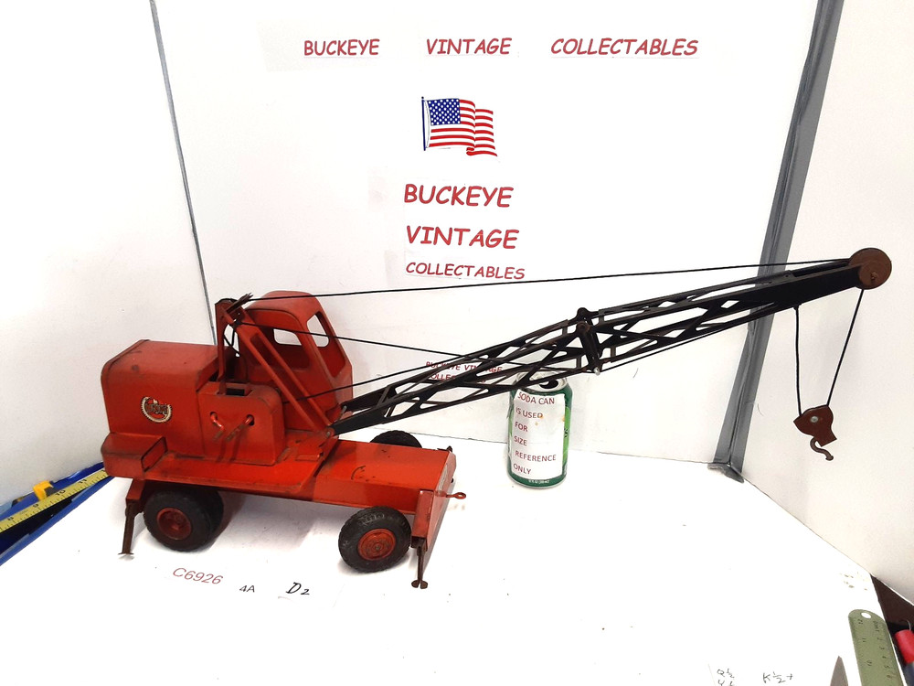 MODEL TOYS DOEPKE UNIT Excavator Crane Vintage 1950s Original Paint