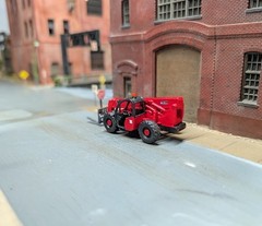1/87 HO Scale Custom Built Xtreme Telehandler. 3D Printed Resin Model