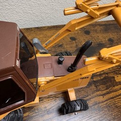 Case 580E Construction King Backhoe Loader Toy Ertl 1:16 Flaw Vintage 80s