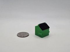 1/87 Scale 8 Yard Dumpster in Green