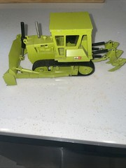 Terex 82-50 NZG Diecast Bulldozer Green Vintage 1:40 Crawler Excavator