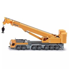 NEW SUPER SIKU 1886 Liebherr Mobile Crane 1:87 Diecast Model – Yellow Vehicle
